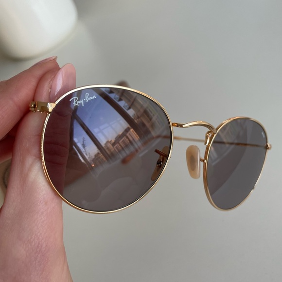 Nude rose evolve Ray Bans - Picture 3 of 7